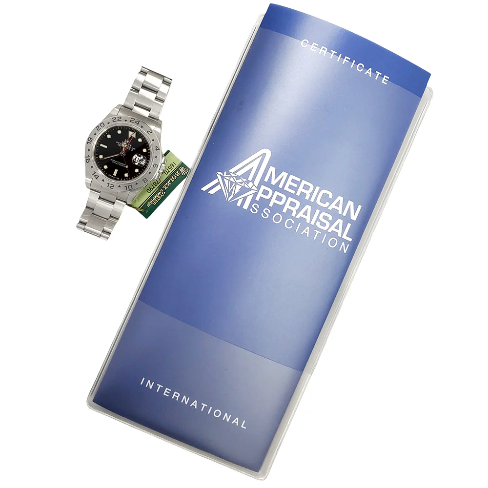 Rolex Explorer II 40mm Black Dial Steel Oyster Watch 16570 With Tag - Image 4