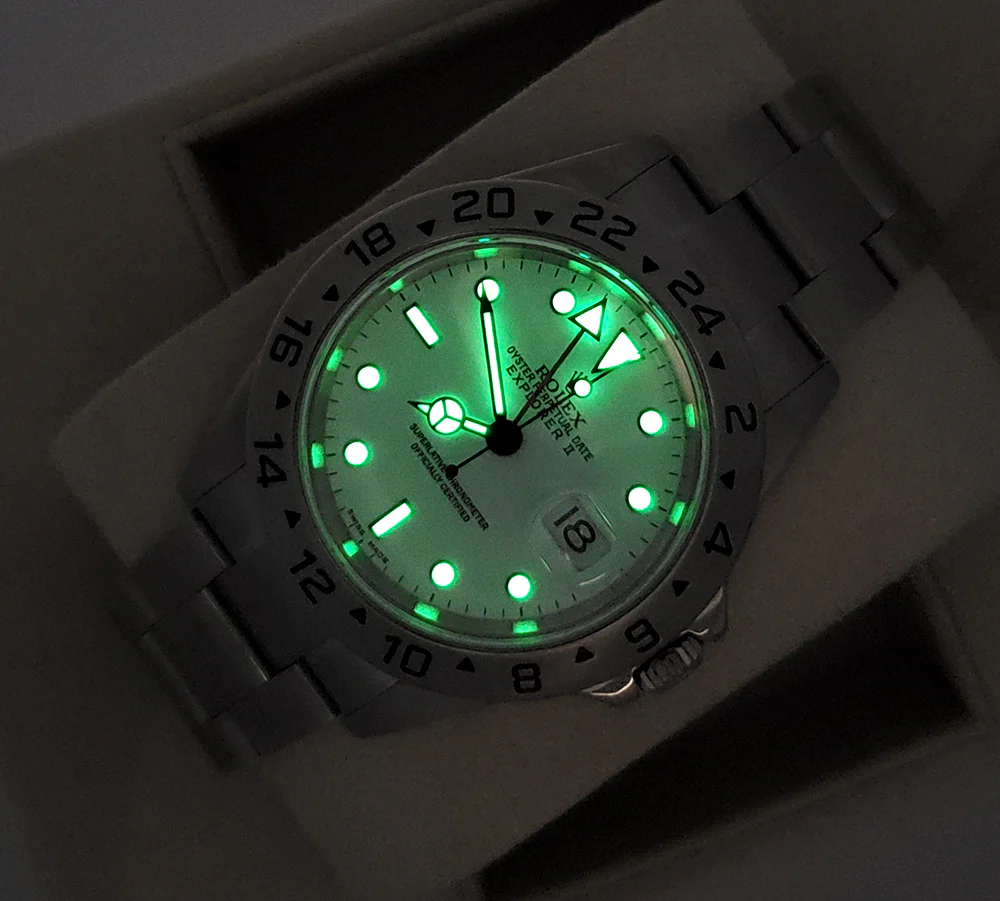 Rolex Explorer II 40mm Polar White Steel Oyster Watch 16570 - Image 2