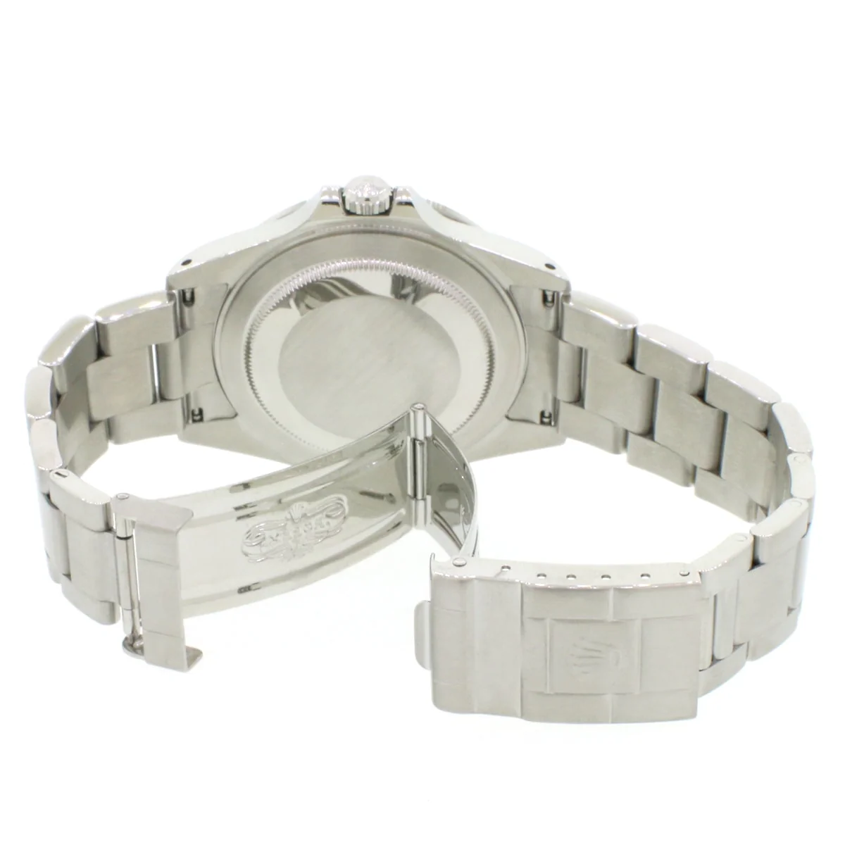 Rolex Explorer II GMT 40MM White Dial Automatic Stainless Steel Mens Oyster Watch 16570 - Image 8