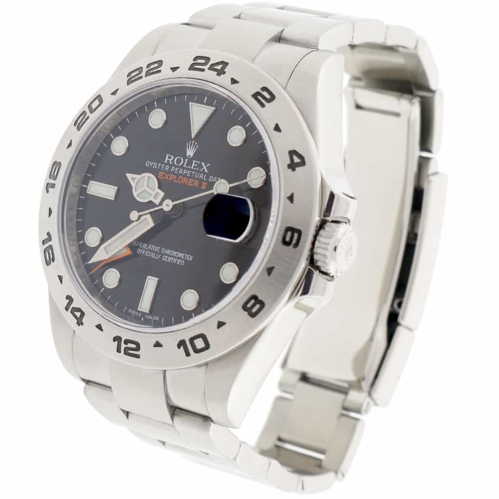 Rolex Explorer II 42MM Black Dial Automatic Stainless Steel Mens Oyster Watch 216570 - Image 5