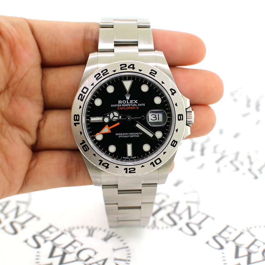 Rolex Explorer II 42MM Black Dial Mens Oyster Watch 216570 Box Papers - Image 6