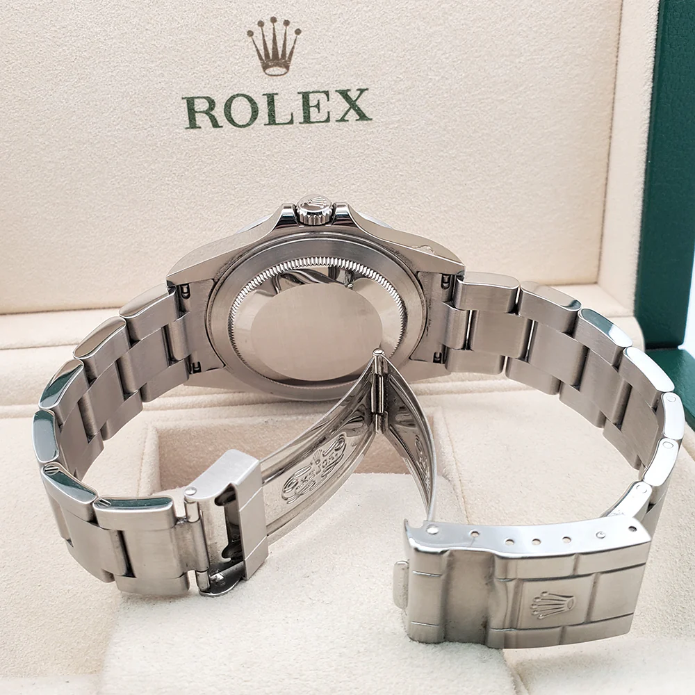 Rolex Explorer II 40mm Engraved Rehaut Caliber 3186 Steel Watch 16570 Box Papers - Image 6