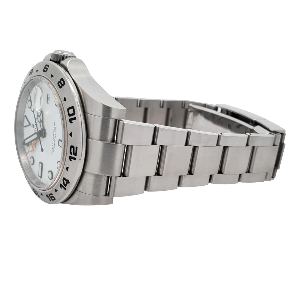 Rolex Explorer II 42mm Polar White Dial Stainless Steel Oyster Watch 216570 Box Papers - Image 4