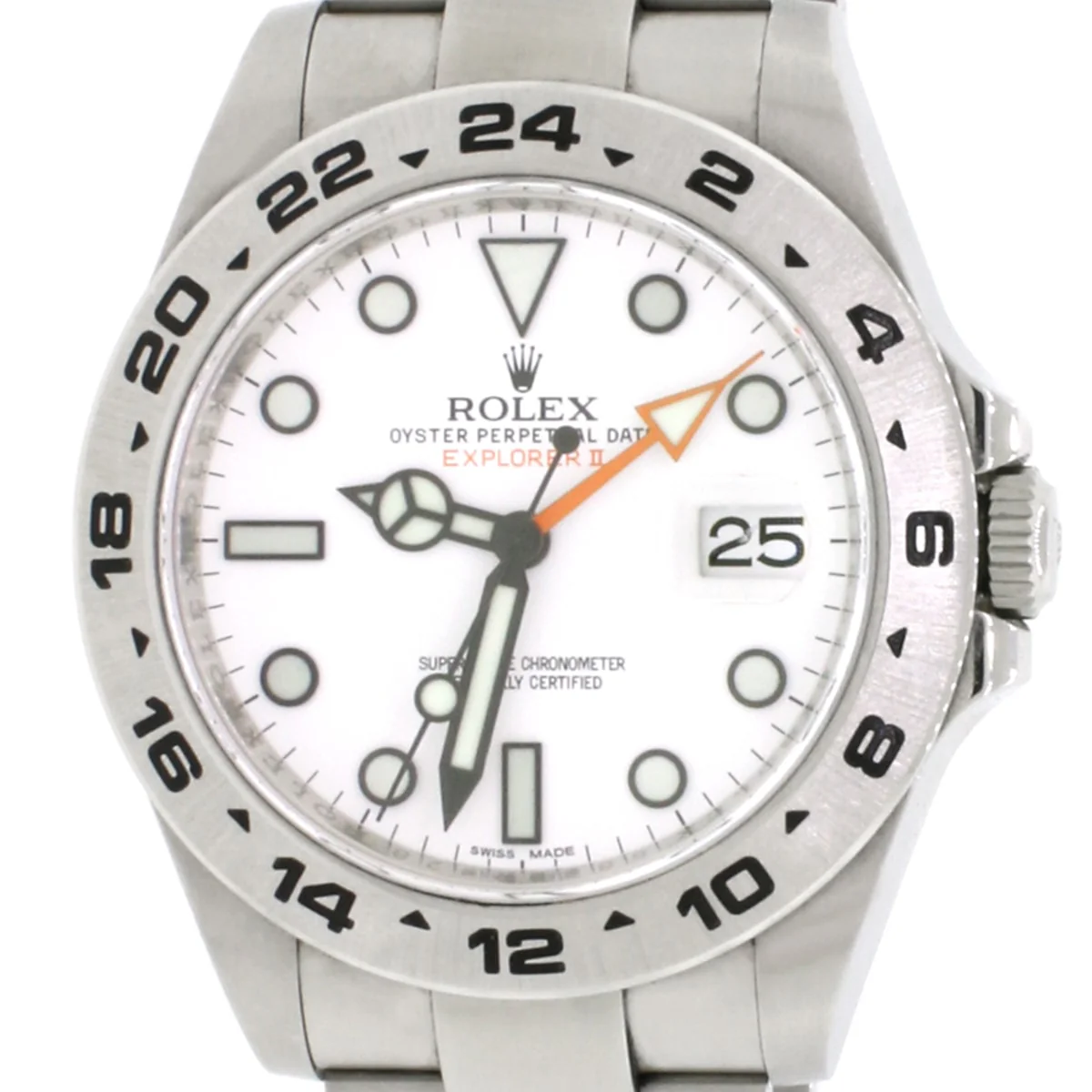 Rolex Explorer II 42MM White Dial Polar Stainless Steel Oyster Watch 216570 Box Papers - Image 4