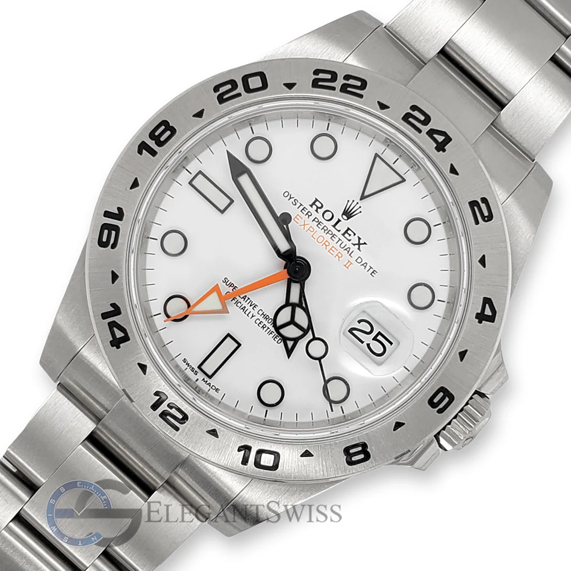 Rolex Explorer II 42mm White Dial Steel Oyster Watch 216570 Box Papers