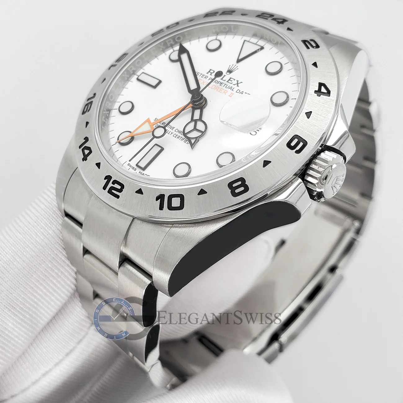 Rolex Explorer II 42mm White Dial Steel Oyster Watch 216570 Box Papers - Image 2