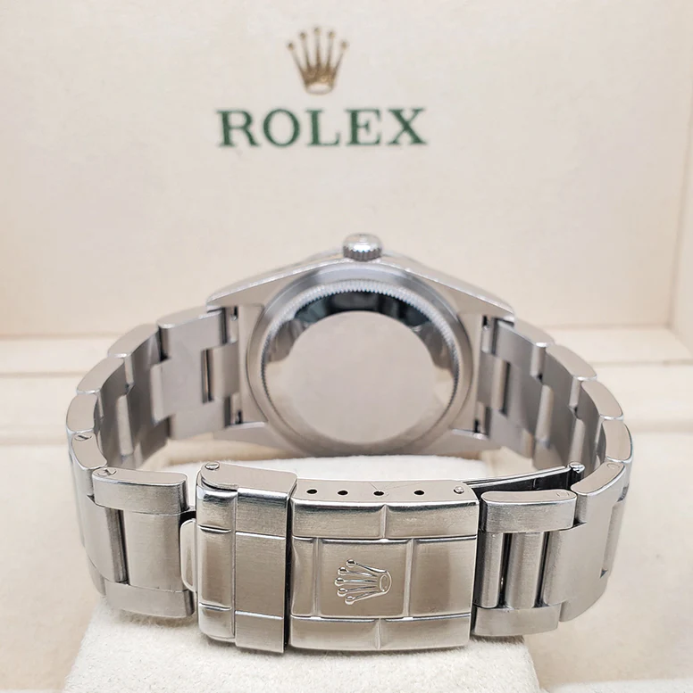 Rolex Explorer Oyster Perpetual 114270 Black Dial 36mm Stainless Steel Watch Box Papers - Image 5