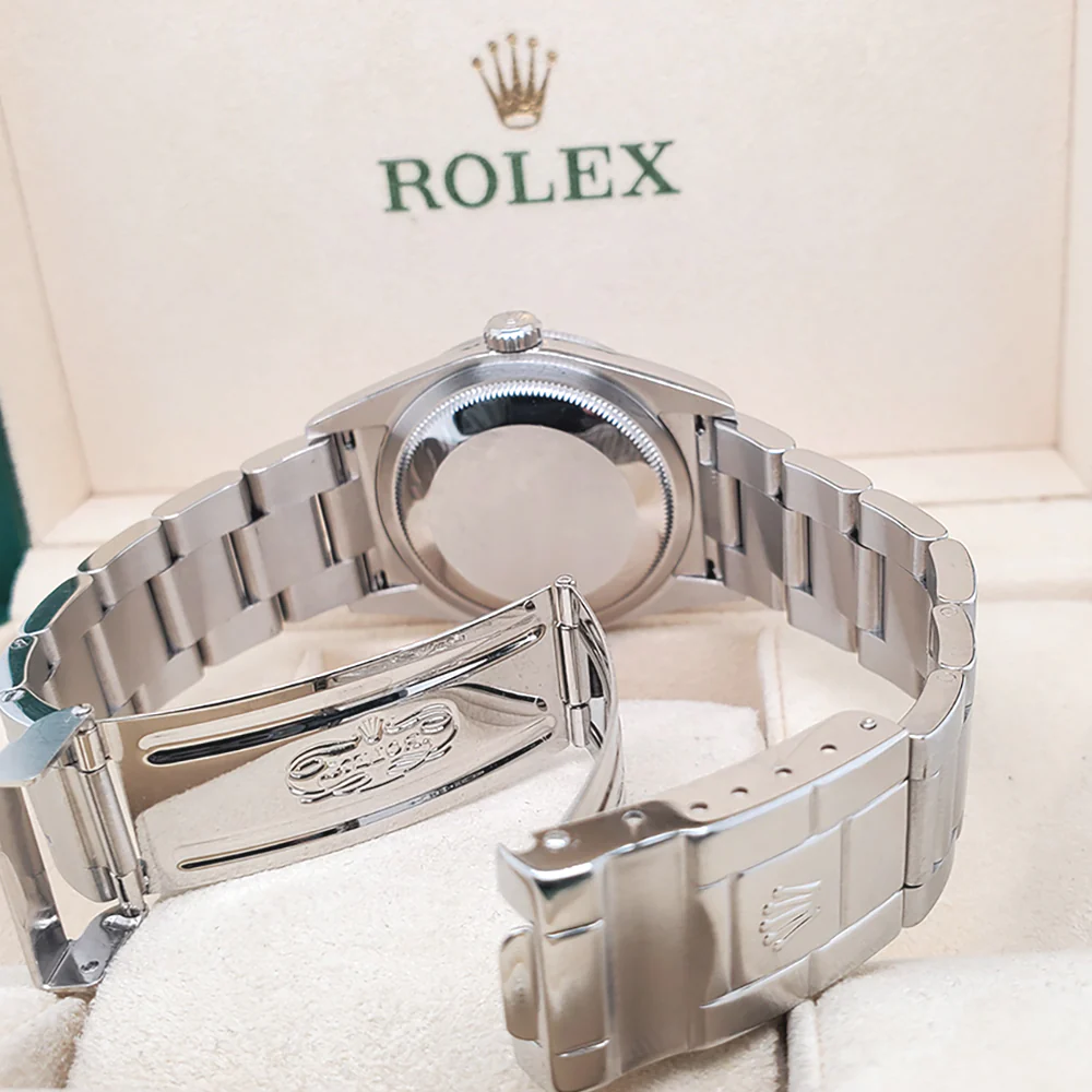 Rolex Explorer Oyster Perpetual 114270 Black Dial 36mm Stainless Steel Watch Box Papers - Image 6