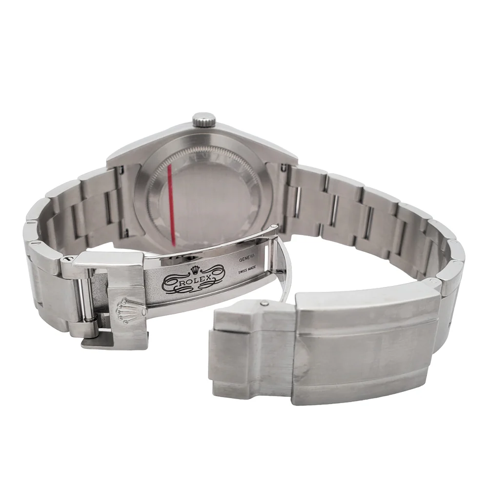 Rolex Explorer Oyster Perpetual Black Dial 39mm Stainless Steel Men's Watch 214270 Box Papers - Image 6