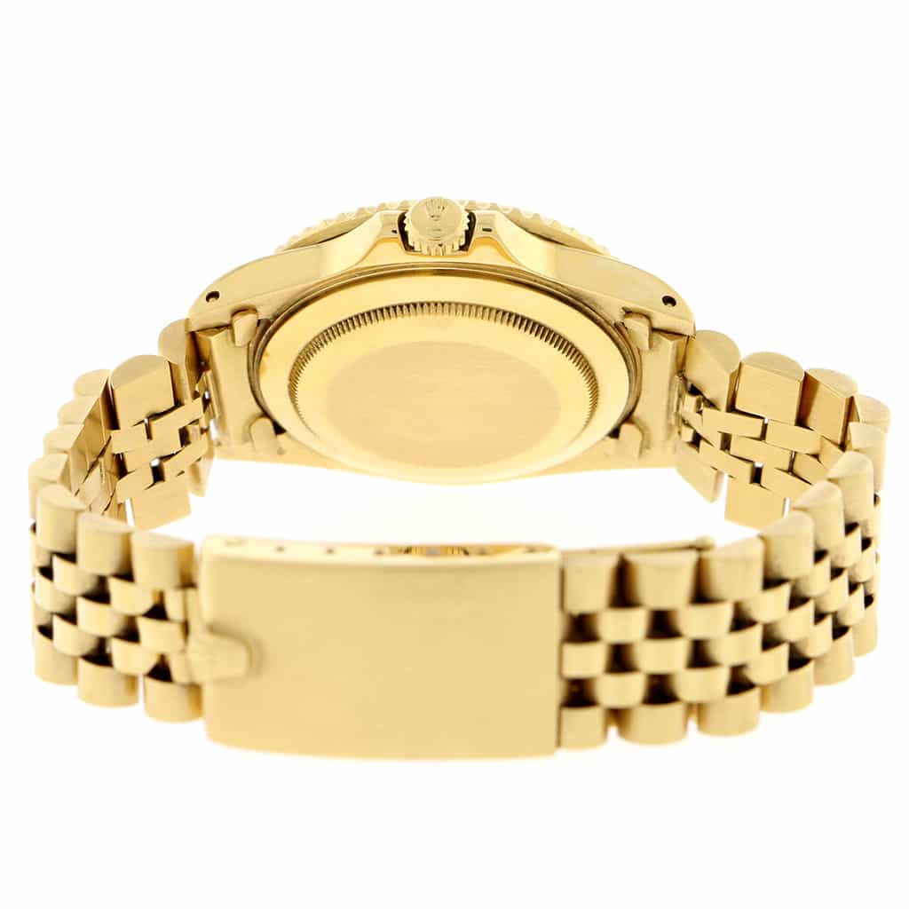 Rolex GMT-Master 18K Yellow Gold 40MM Black Dial Automatic Mens Jubilee Watch 16758 - Image 6