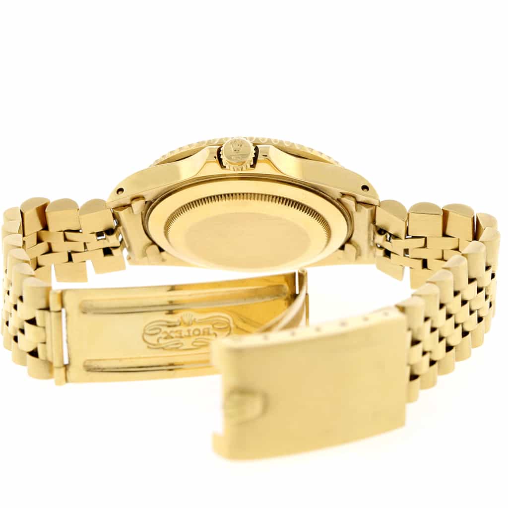 Rolex GMT-Master 18K Yellow Gold 40MM Black Dial Automatic Mens Jubilee Watch 16758 - Image 7