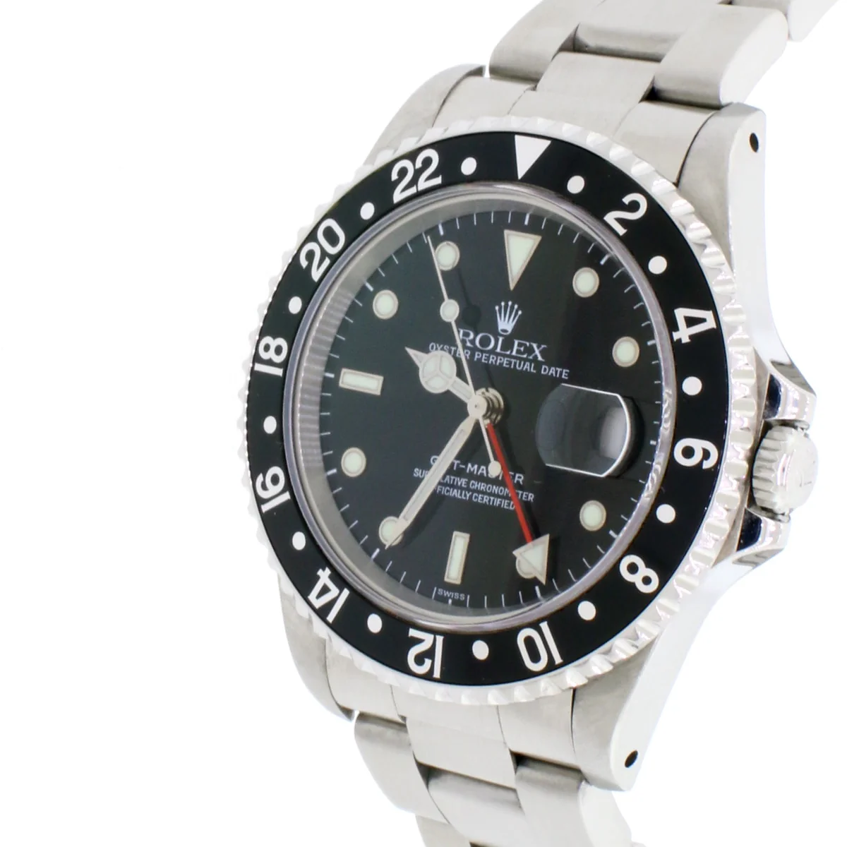 Rolex GMT-Master Black Bezel 40MM Automatic Stainless Steel Mens Oyster Watch 16700 - Image 7