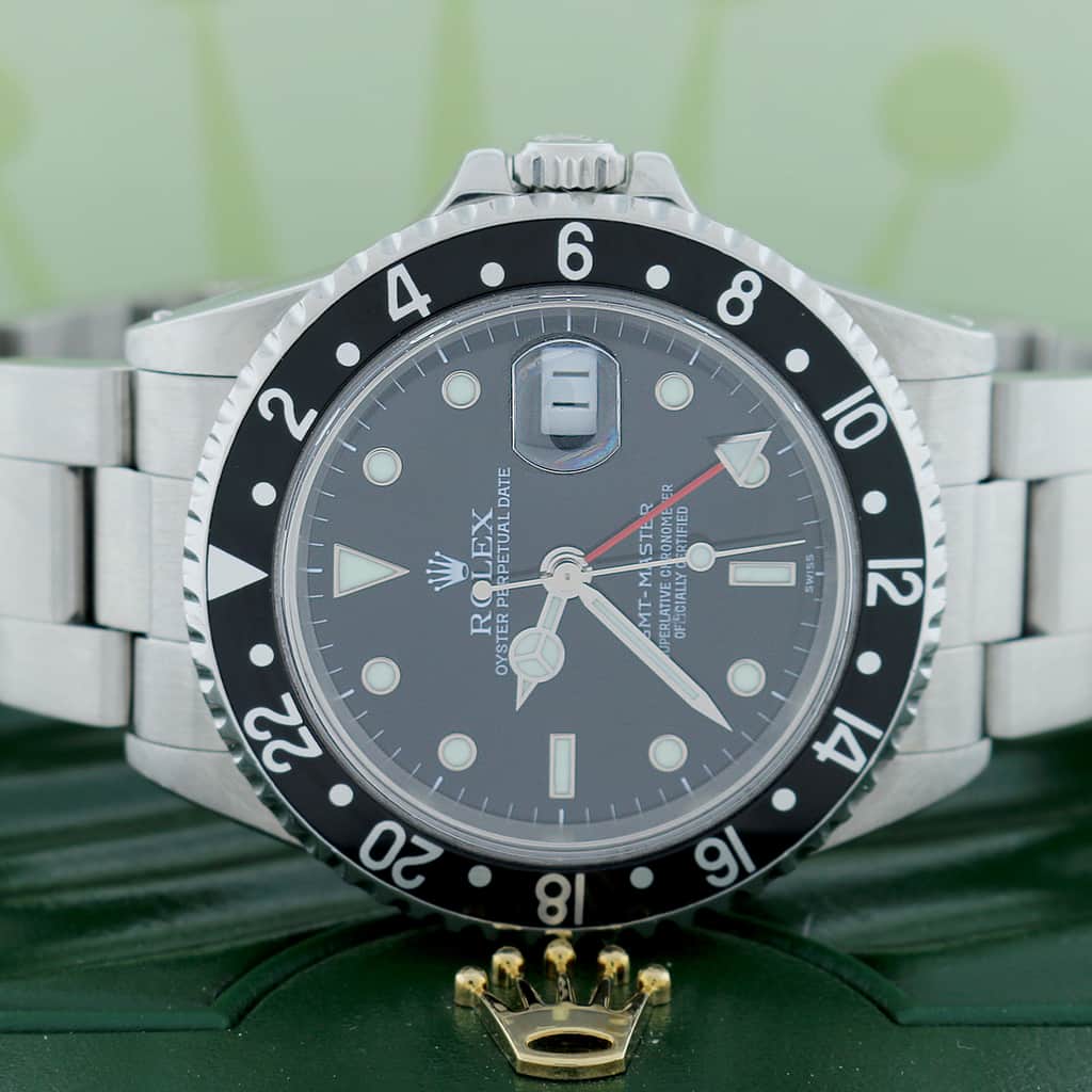 Rolex GMT-Master Black Dial 40MM Automatic Stainless Steel Oyster Mens Watch 16700 - Image 2