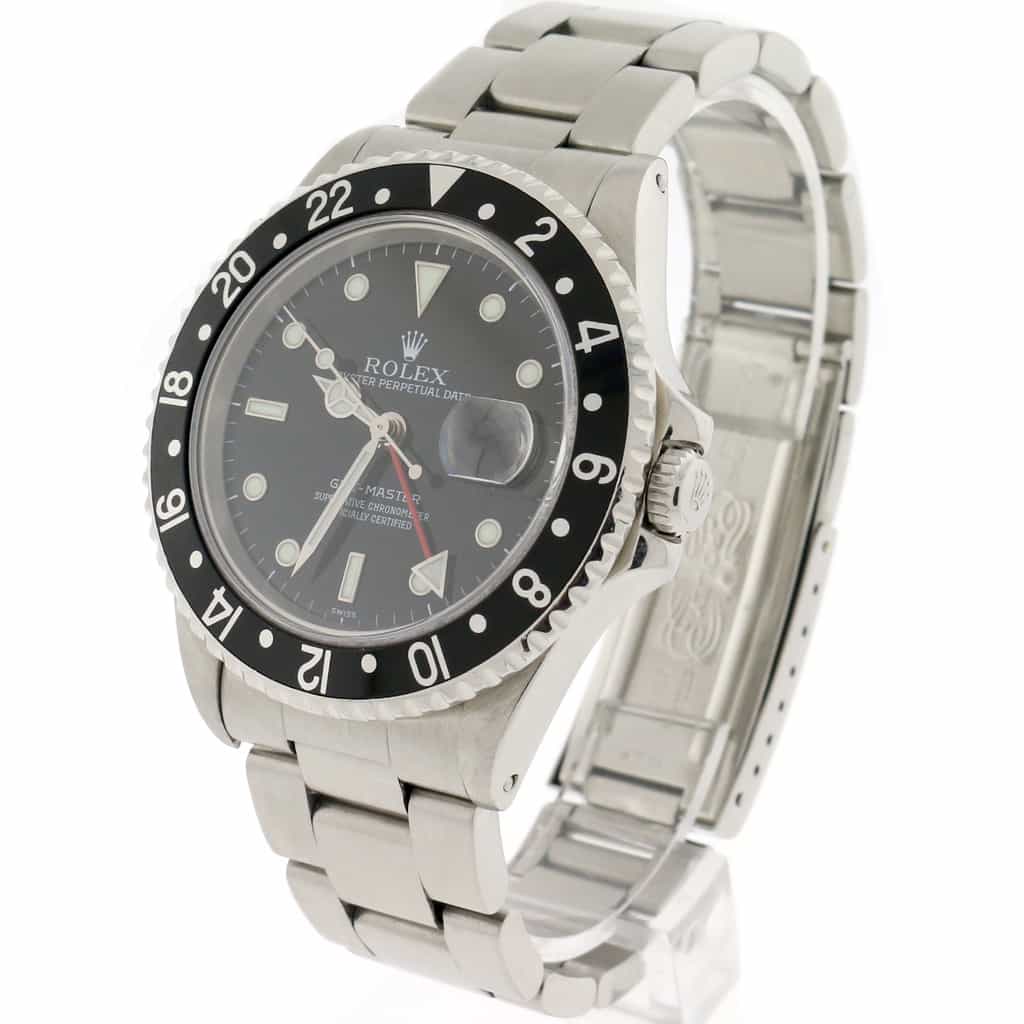 Rolex GMT-Master Black Dial 40MM Automatic Stainless Steel Oyster Mens Watch 16700 - Image 5