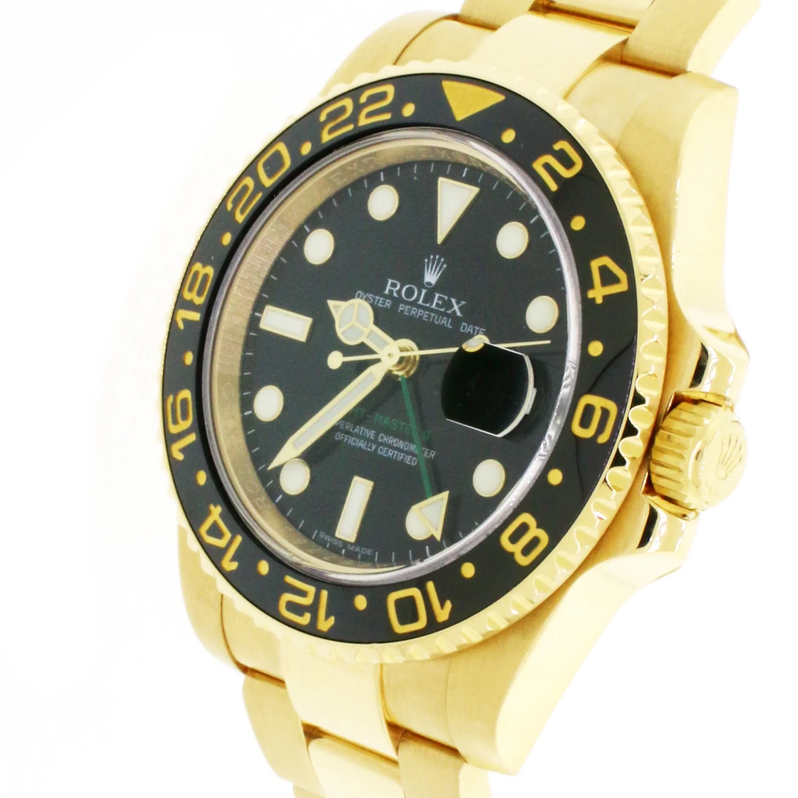 Rolex GMT-Master II 18K Yellow Gold Ceramic Bezel 40mm Watch 116718 - Image 2