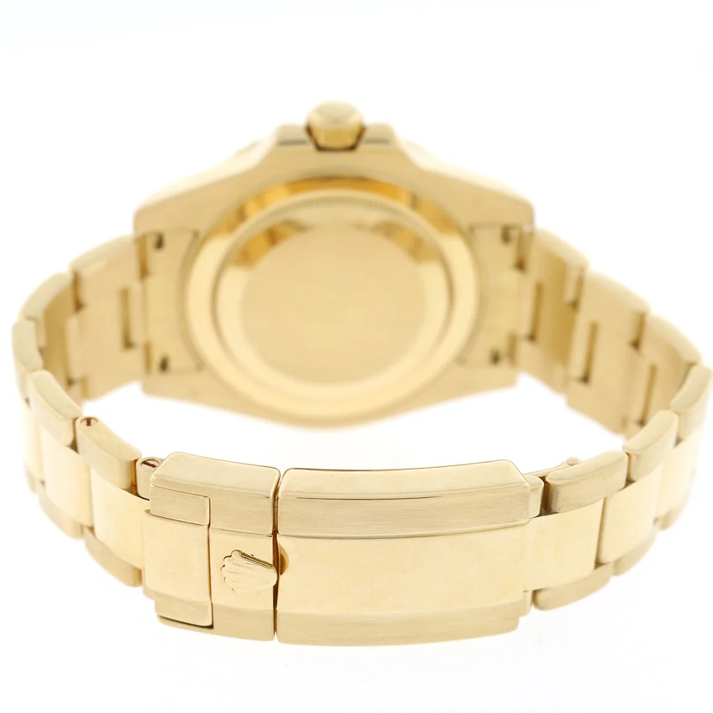 Rolex GMT-Master II 18K Yellow Gold Ceramic Bezel Green Dial 40MM Automatic Mens Oyster Watch 116718 Box & Papers - Image 9