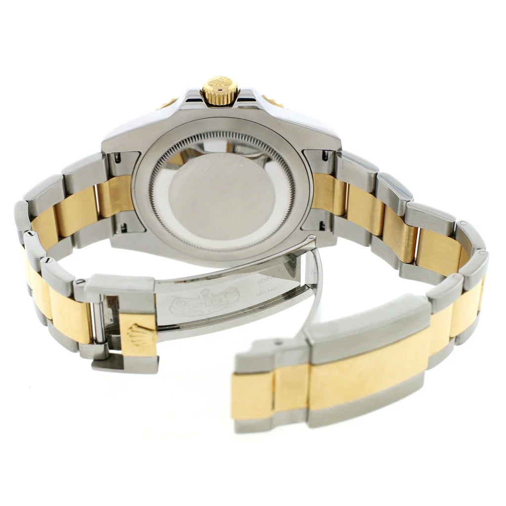 Rolex GMT-Master II 2-Tone Yellow Gold & Stainless Steel Black Ceramic Bezel Automatic Mens Oyster Watch 116713 - Image 8