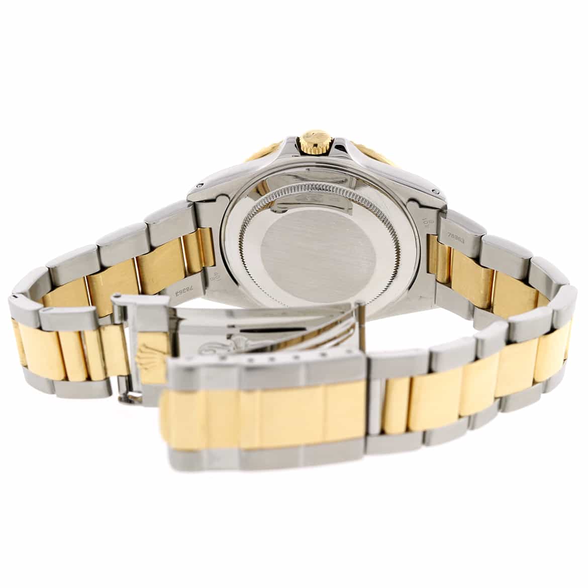 Rolex GMT-Master II 2-Tone Yellow Gold & Stainless Steel Black Dial Automatic Mens Watch 16713 - Image 10