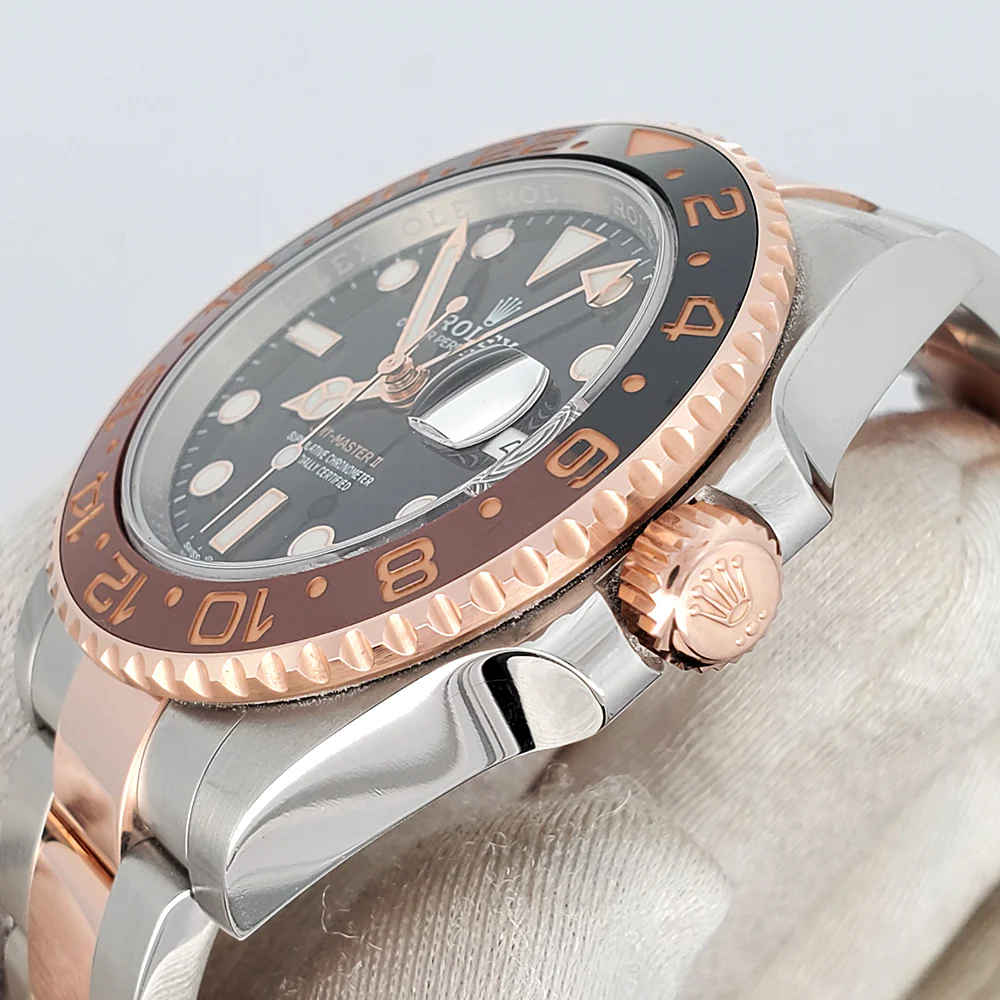 Rolex GMT-Master II 40mm 2-Tone Rootbeer Oyster Watch 126711CHNR Box Papers - Image 3