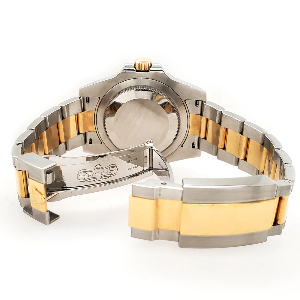 Rolex GMT-Master II 40mm 2-Tone Yellow Gold Steel Mens Watch 116713 - Image 6