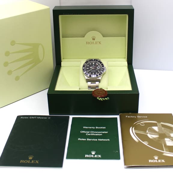 Rolex GMT-Master II 40MM Automatic Stainless Steel Mens Watch 16710T - Image 3