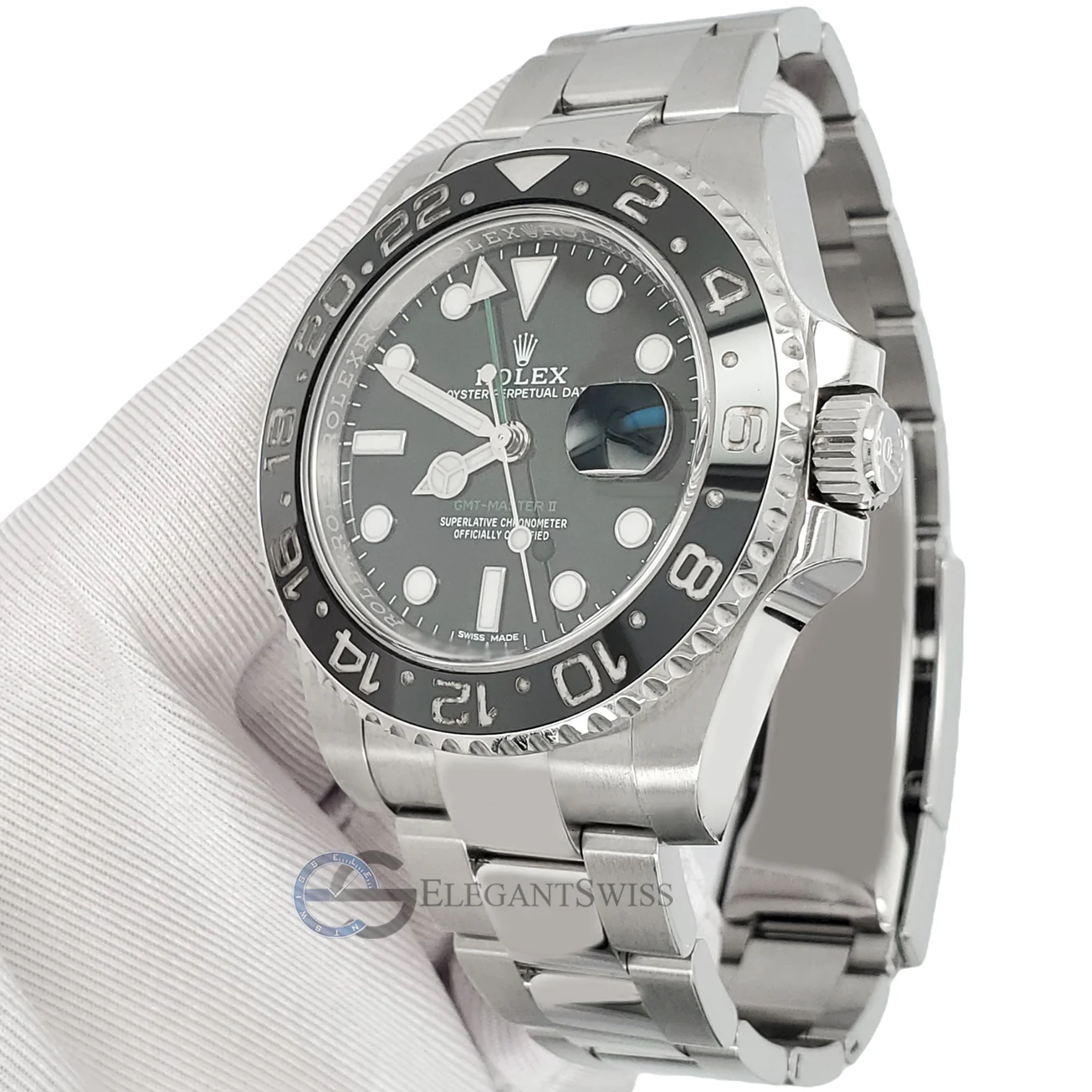 Rolex GMT-Master II 40MM Black Ceramic Bezel Stainless Steel Watch 116710LN - Image 2