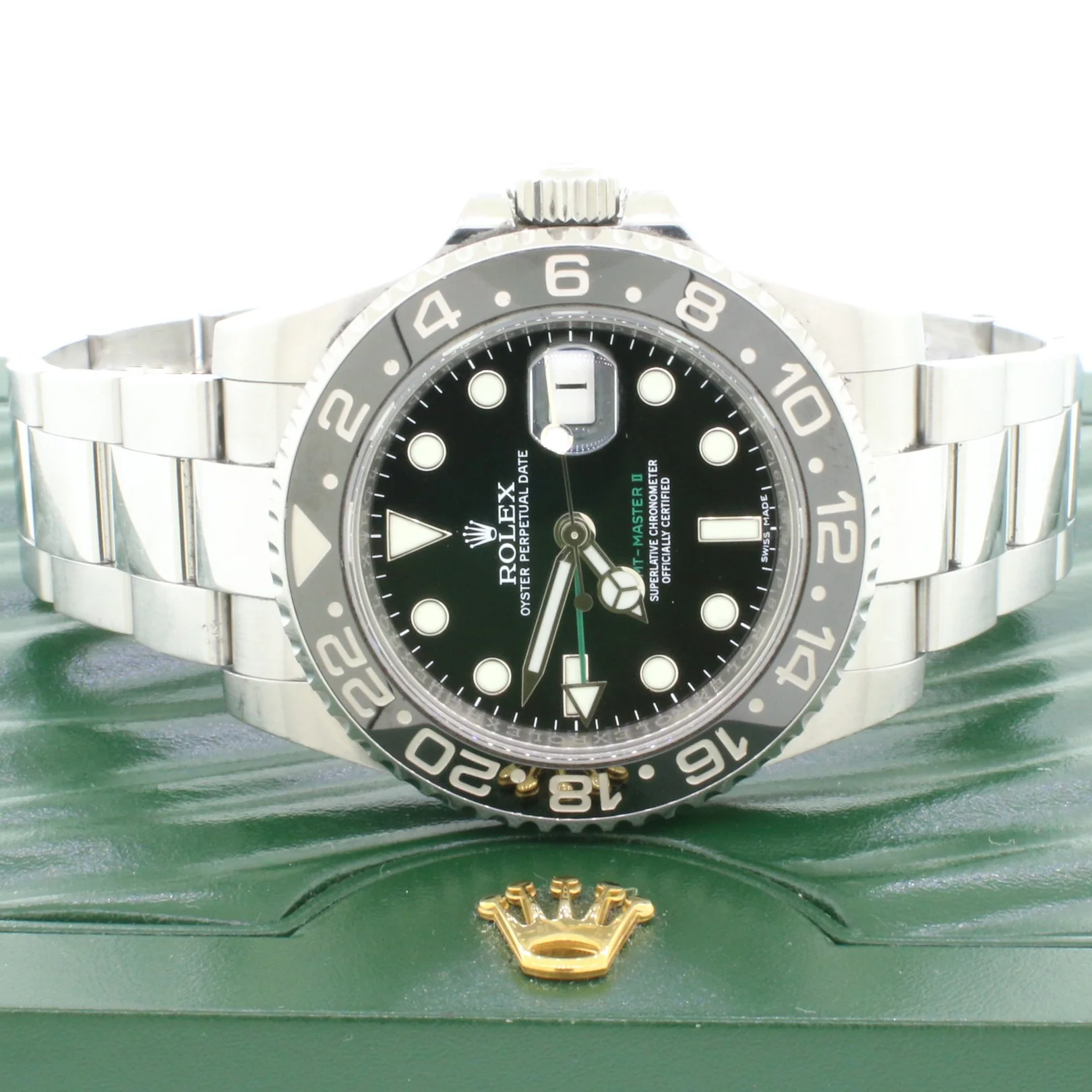 Rolex GMT-Master II 40MM Ceramic Bezel Automatic Mens Watch 116710 Box Papers - Image 2