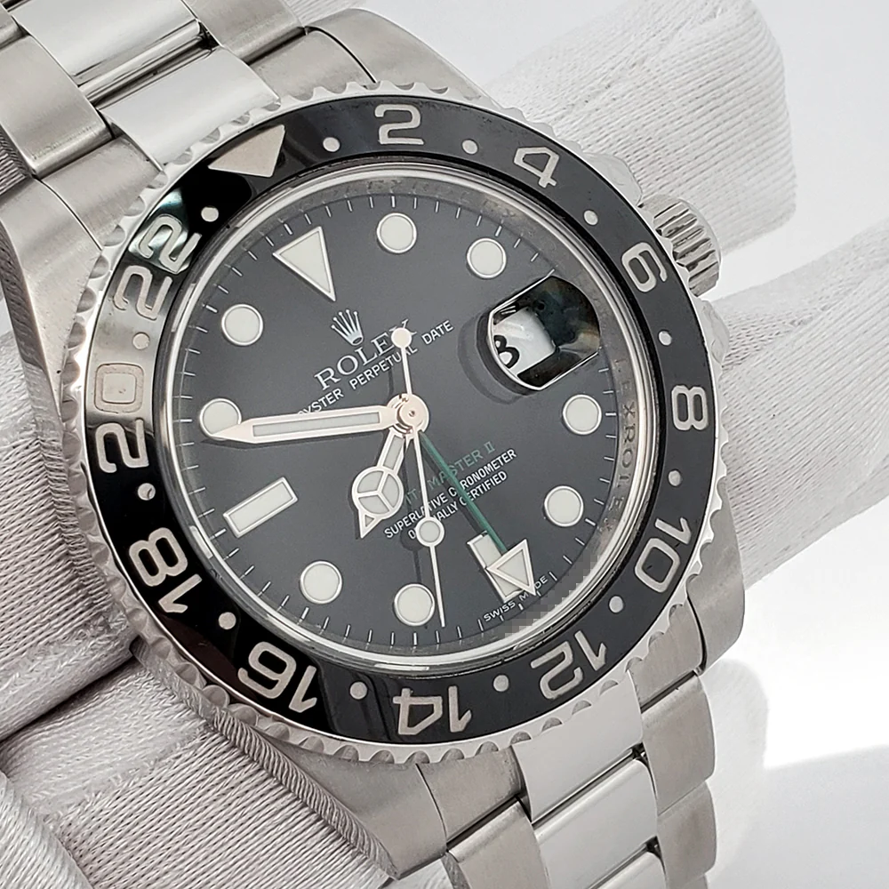 Rolex GMT-Master II 40mm Ceramic Bezel Steel Watch 116710LN Box Papers - Image 3