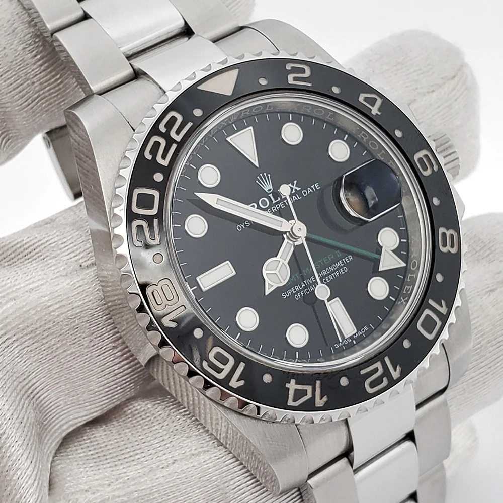 Rolex GMT-Master II 40mm Ceramic Bezel Steel Watch 116710LN Box Papers - Image 3