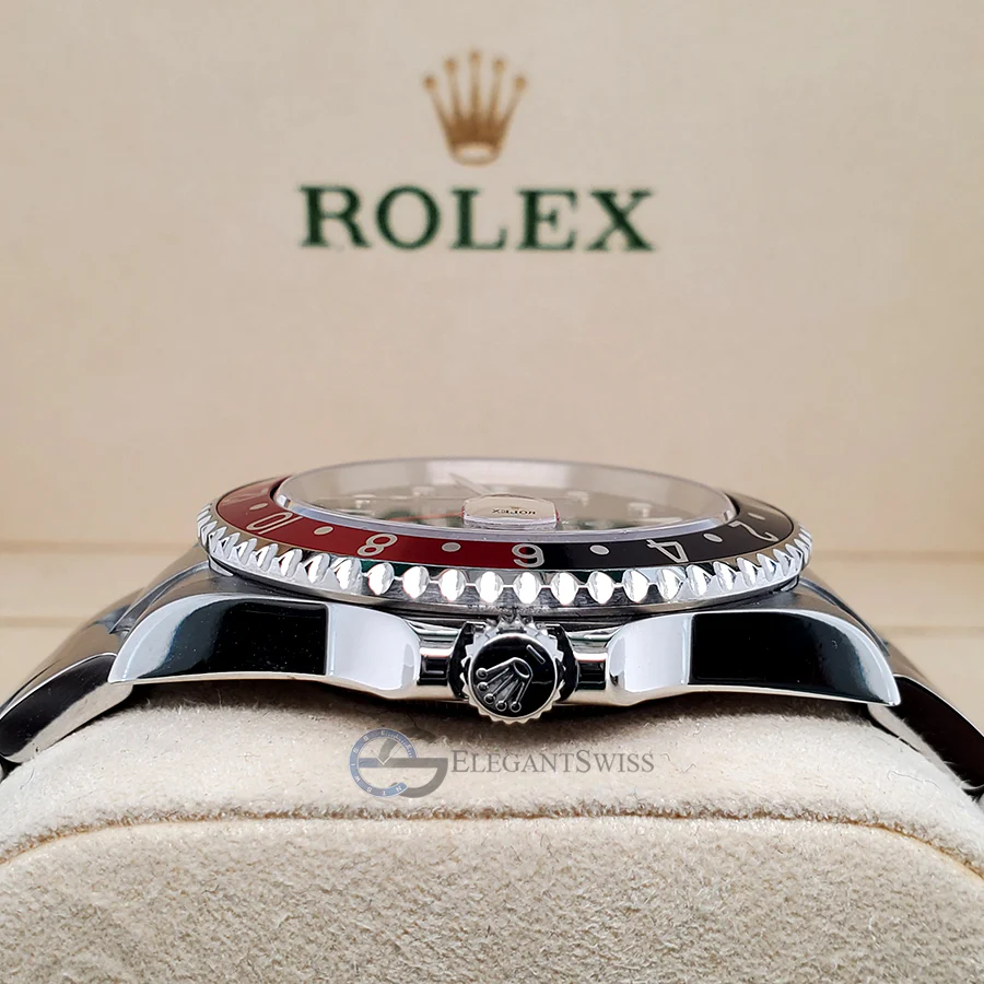 Rolex GMT-Master II 40mm Pepsi Bezel Stainless Steel Mens Watch Box Papers 16710 - Image 4