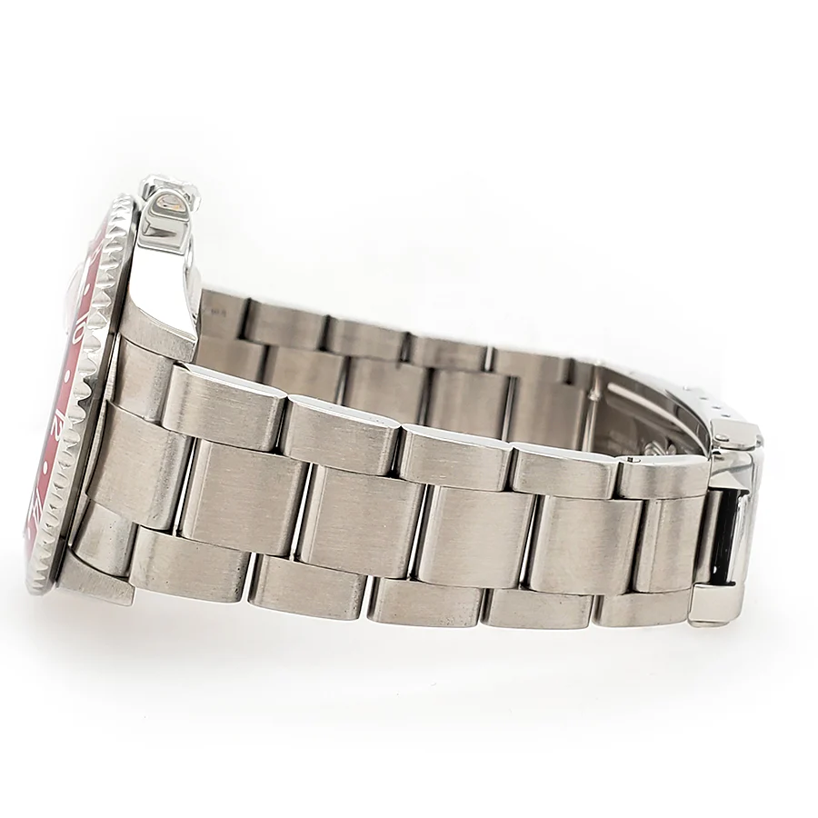 Rolex GMT-Master II 40mm Pepsi Bezel Stainless Steel Mens Watch Box Papers 16710 - Image 5