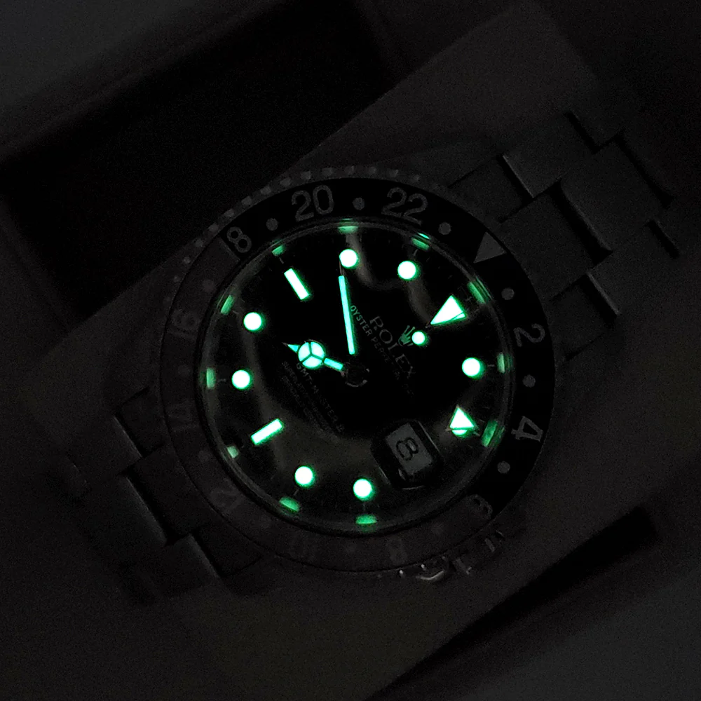 Rolex GMT-Master II 40mm Pepsi Bezel Steel Watch 16710 Box Papers - Image 4