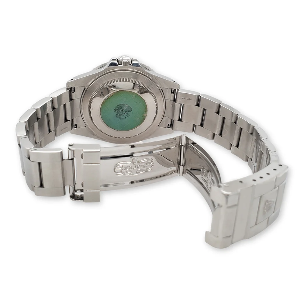 Rolex GMT-Master II 40mm Pepsi Bezel Stainless Steel Oyster Watch 16710 - Image 5