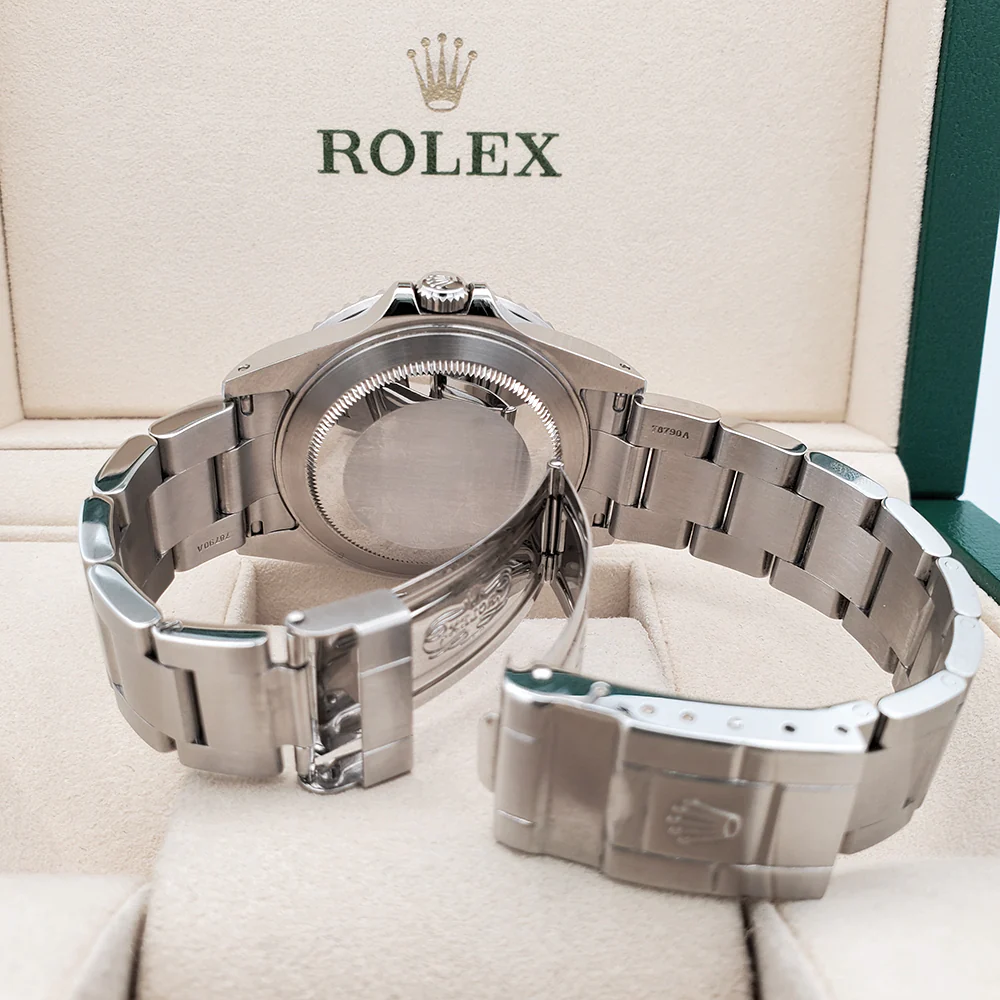 Rolex GMT-Master II 40mm Steel Oyster Watch 16710 Box Papers - Image 6