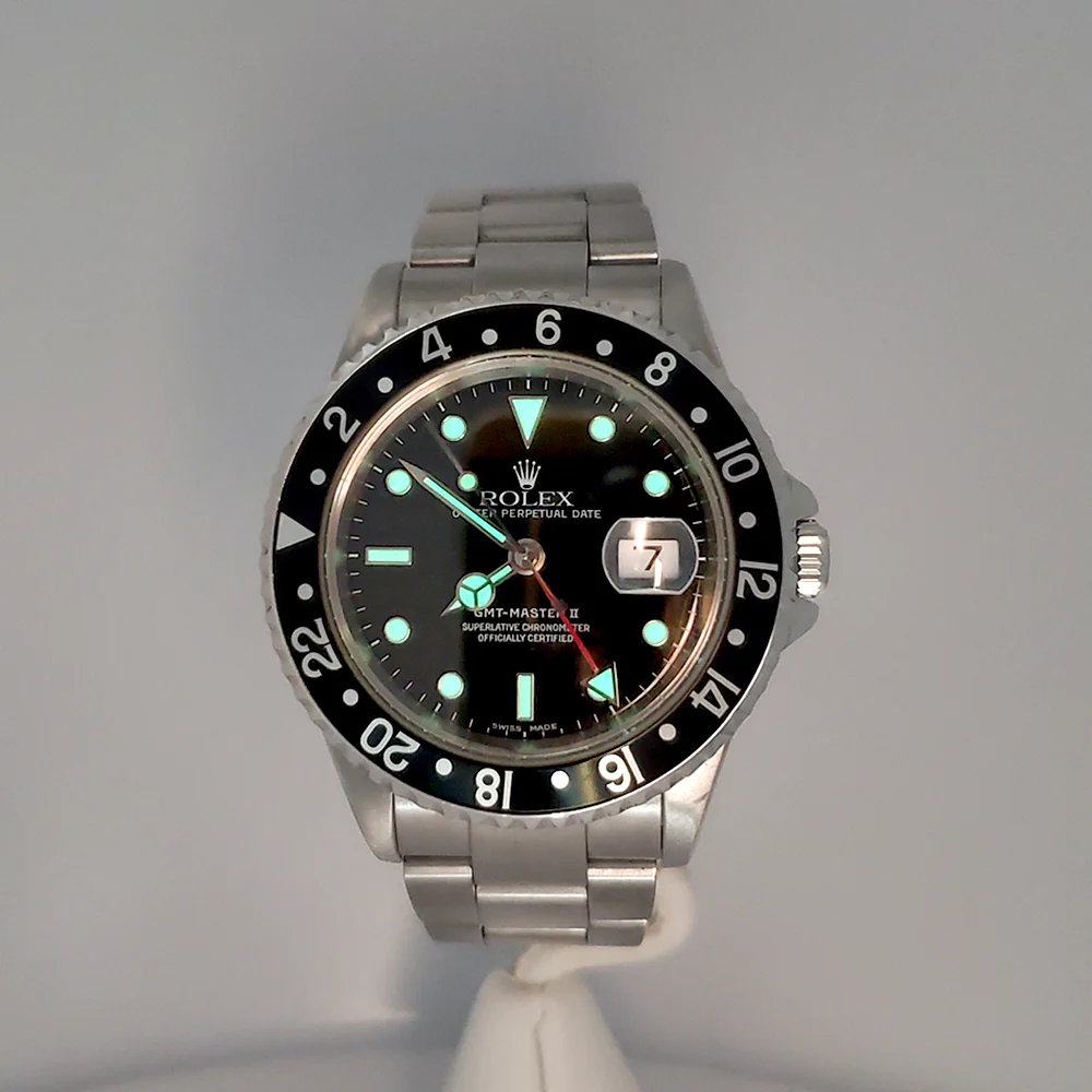 Rolex GMT-Master II 40mm Steel Watch 16710 Papers - Image 7