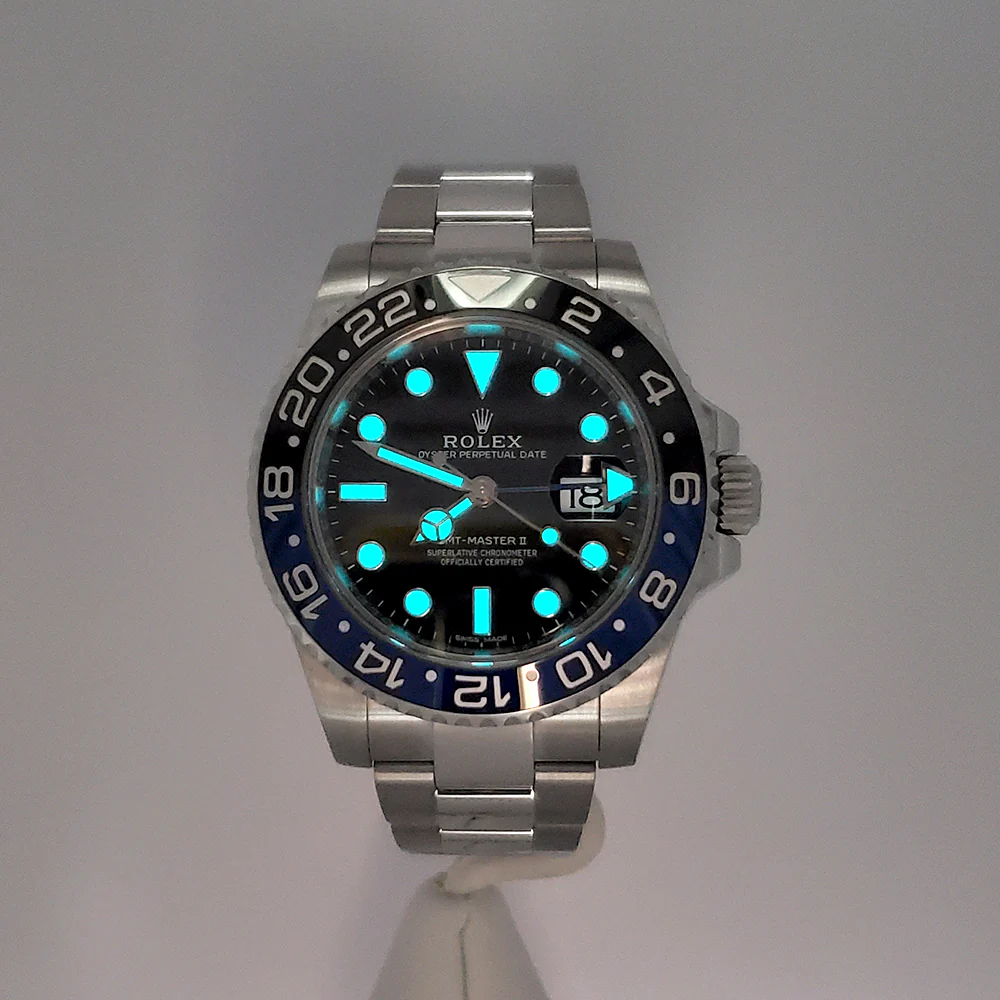 2019 Rolex GMT-Master II "Batman" Blue/Black Ceramic Bezel Steel Oyster 40mm Watch 116710BLNR Box Papers - Image 7
