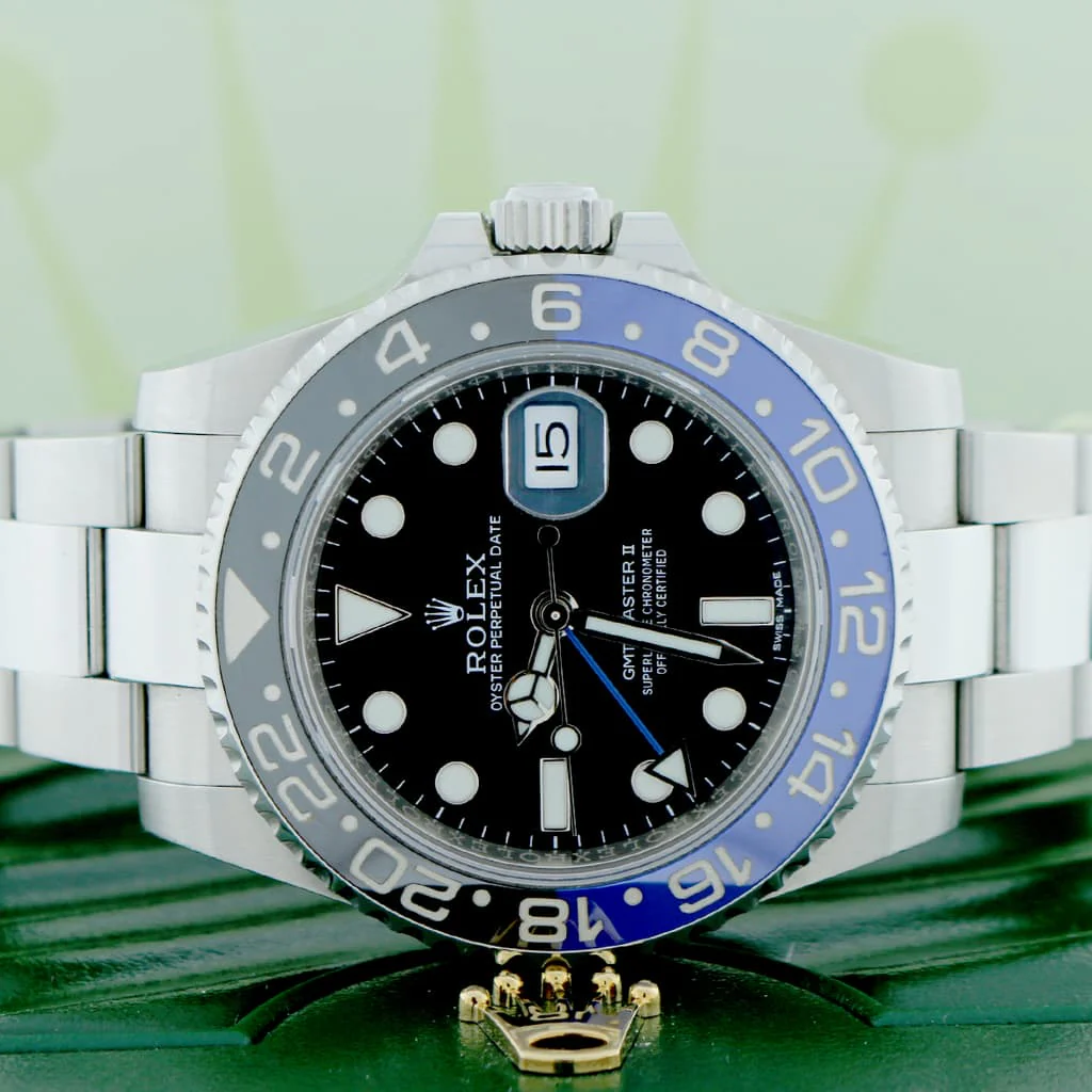 Rolex GMT-Master II Batman Ceramic Bezel 40MM Black Dial Automatic Stainless Steel Mens Oyster Watch 116710 - Image 2