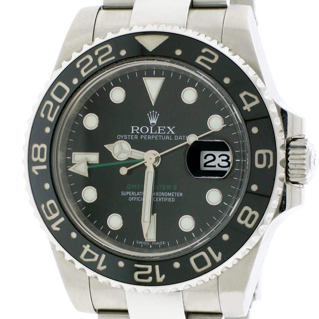 Rolex GMT-Master II Black Ceramic Bezel 40MM Automatic Stainless Steel Mens Oyster Watch 116710 - Image 9