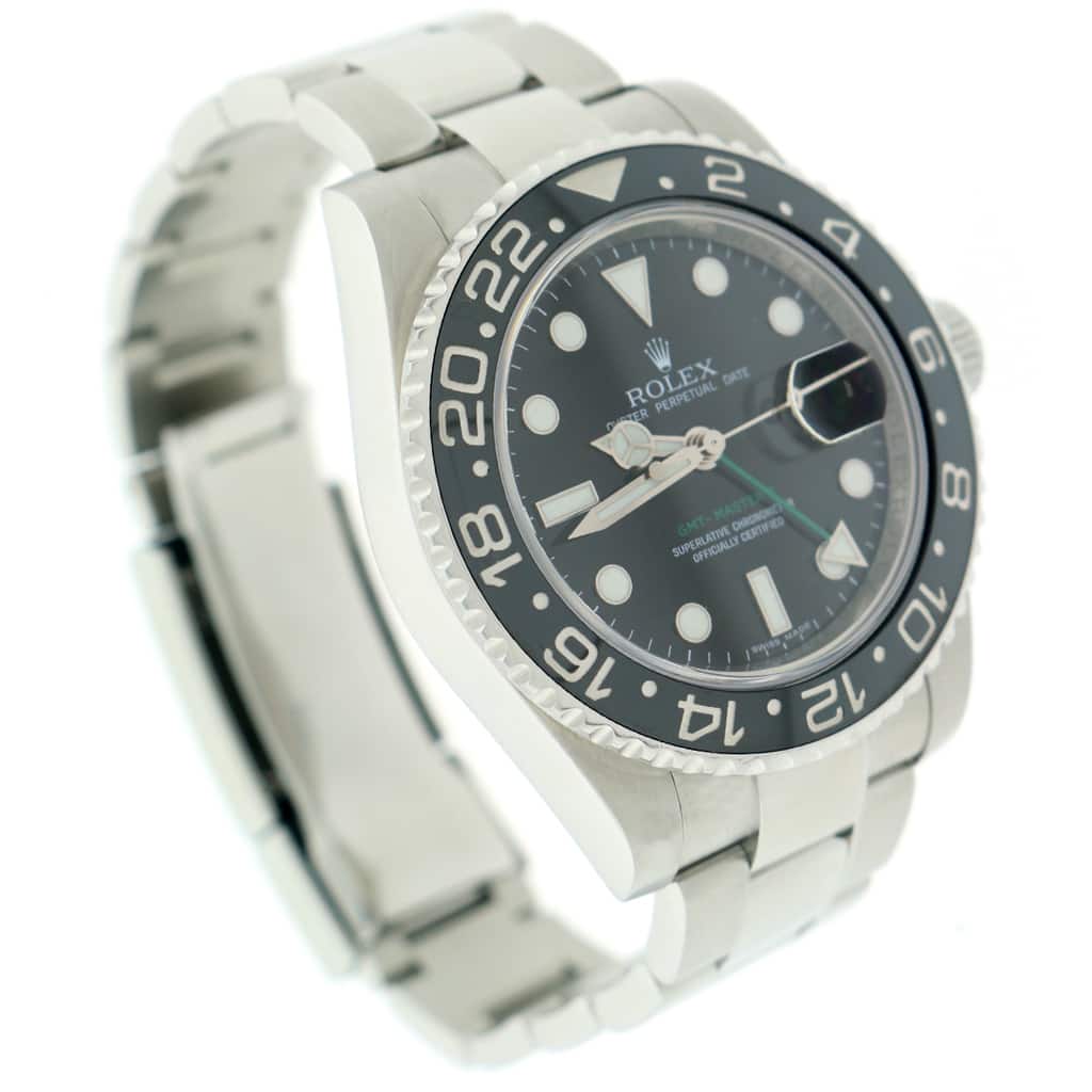 Rolex GMT-Master II Black Ceramic Bezel 40MM Automatic Stainless Steel Mens Oyster Watch 116710 - Image 5