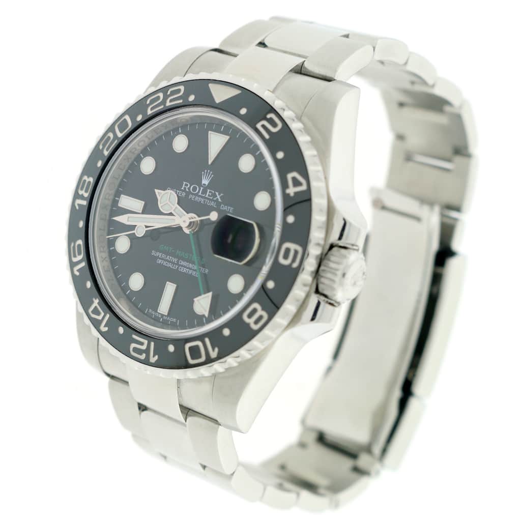 Rolex GMT-Master II Black Ceramic Bezel 40MM Automatic Stainless Steel Mens Oyster Watch 116710 - Image 9