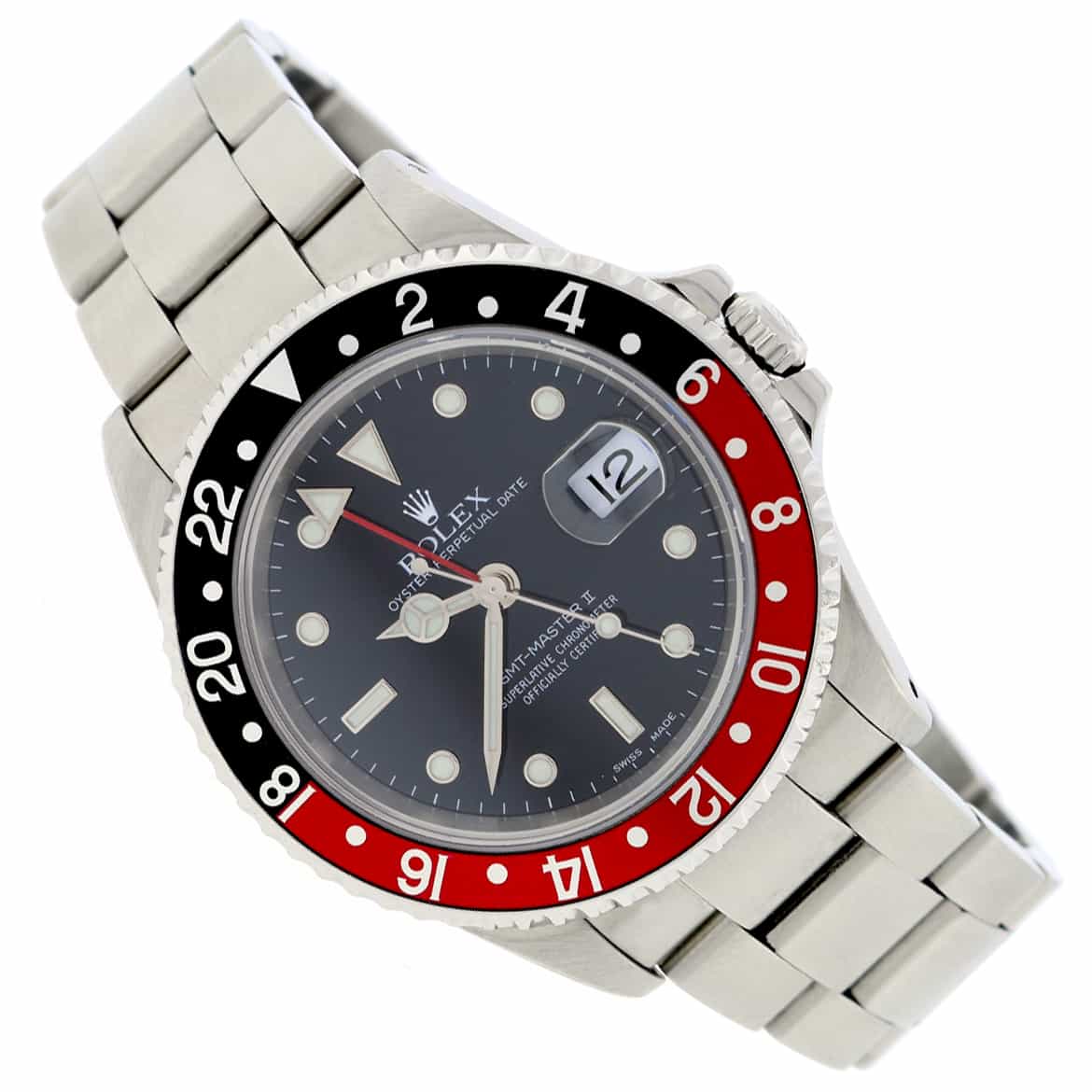 Rolex GMT-Master II Coke Bezel 40MM Black Dial Automatic Stainless Steel Mens Watch 16710 - Image 4