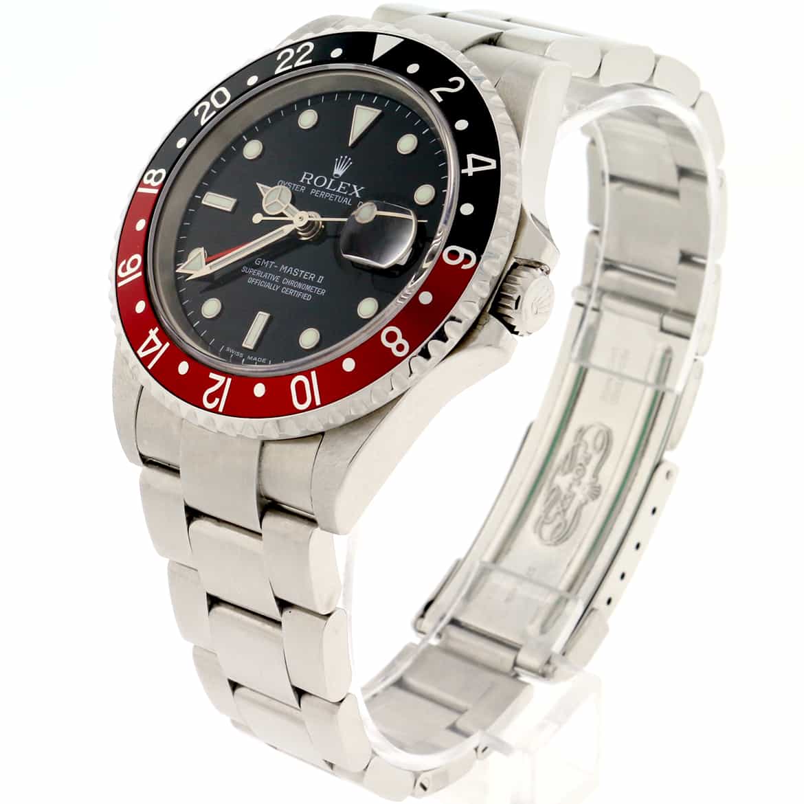 Rolex GMT-Master II Coke Bezel 40MM Black Dial Automatic Stainless Steel Mens Watch 16710 - Image 4
