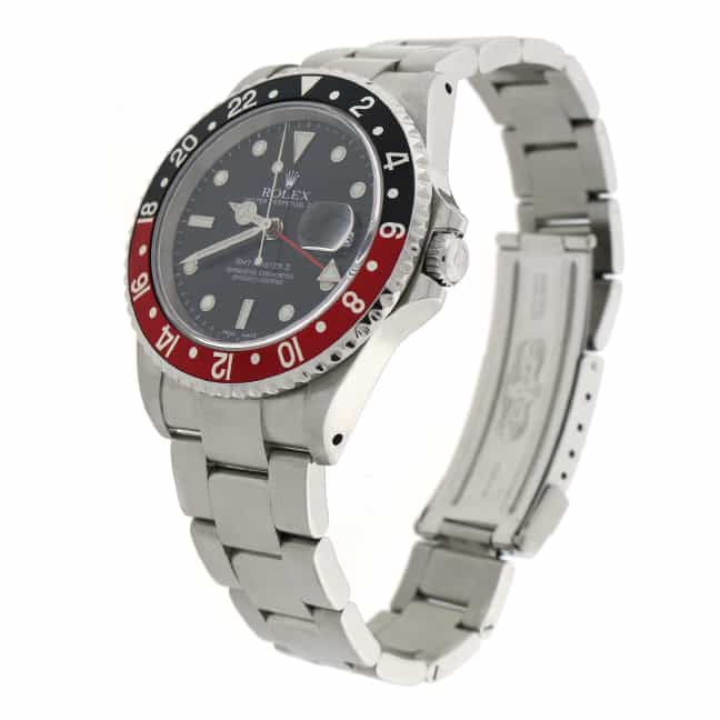 Rolex GMT-Master II Coke Bezel 40MM Black Dial Automatic Stainless Steel Mens Watch 16710 - Image 6