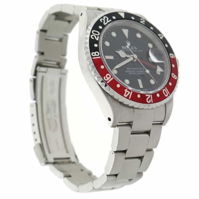 Rolex GMT-Master II Coke Bezel 40MM Black Dial Automatic Stainless Steel Mens Watch 16710 - Image 7