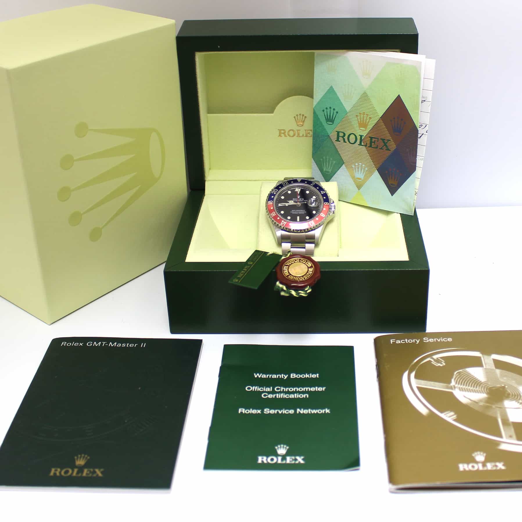 Rolex GMT-Master II Pepsi Bezel 40MM 2006 Stainless Steel Mens Watch 16710 - Image 3