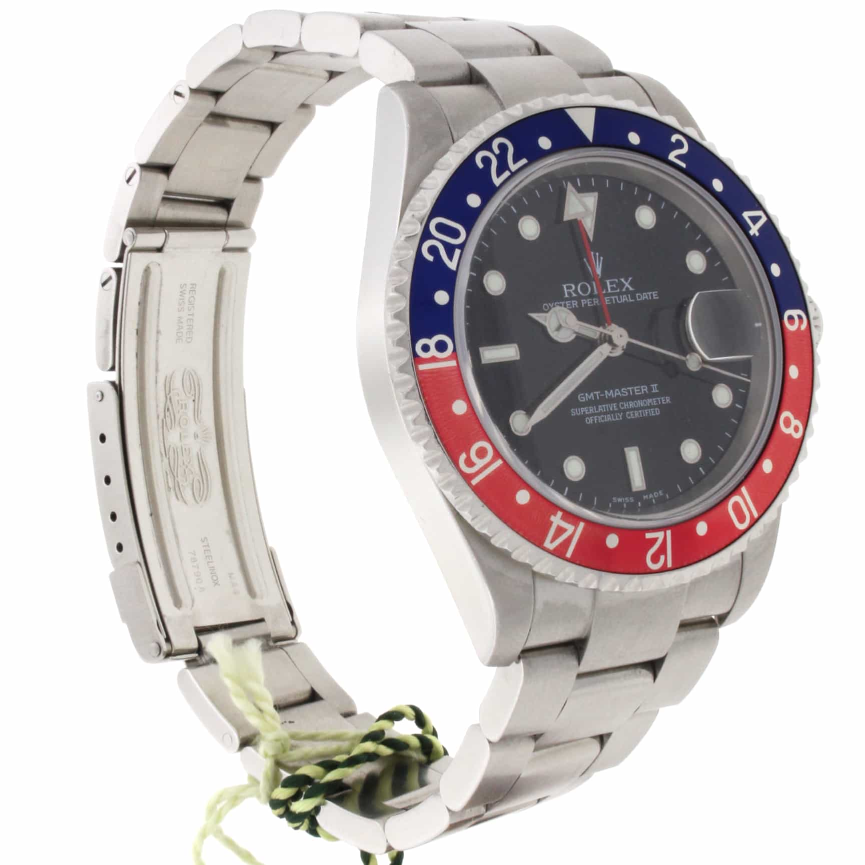 Rolex GMT-Master II Pepsi Bezel 40MM 2006 Stainless Steel Mens Watch 16710 - Image 5