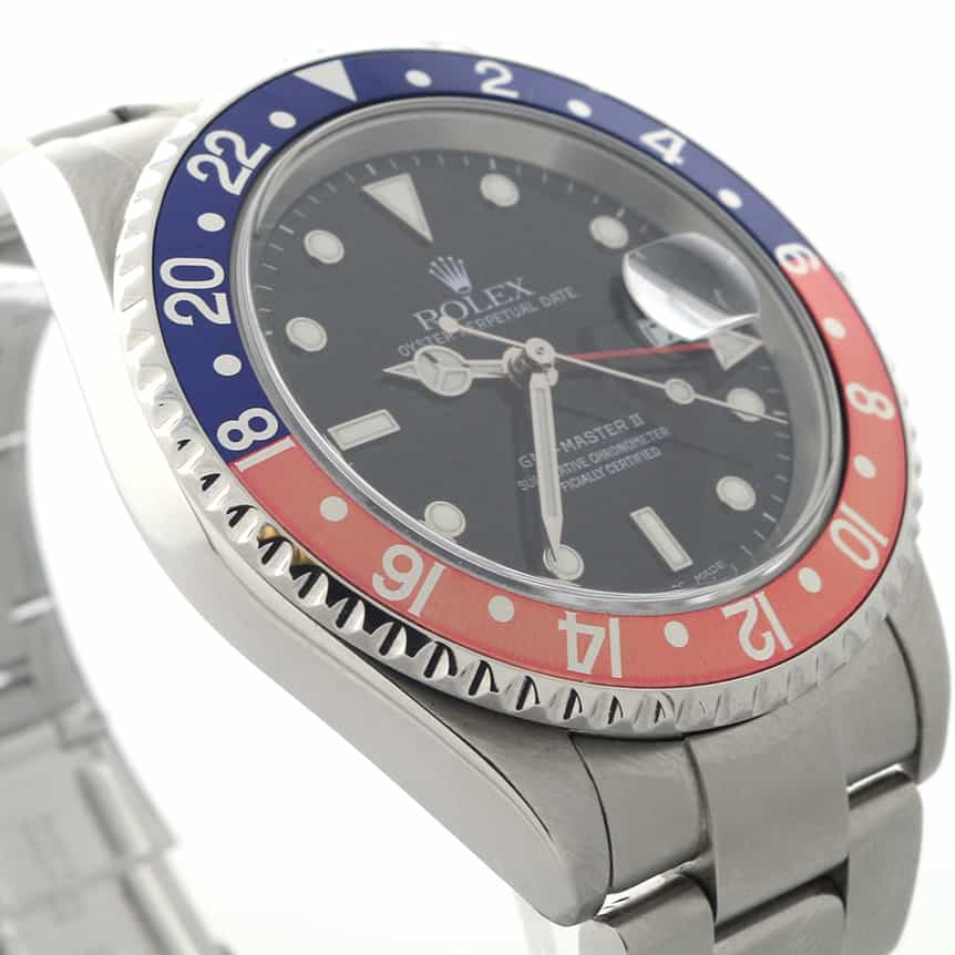 Rolex GMT-Master II Pepsi Bezel 40MM Automatic Stainless Steel Mens Watch 16710 - Image 6