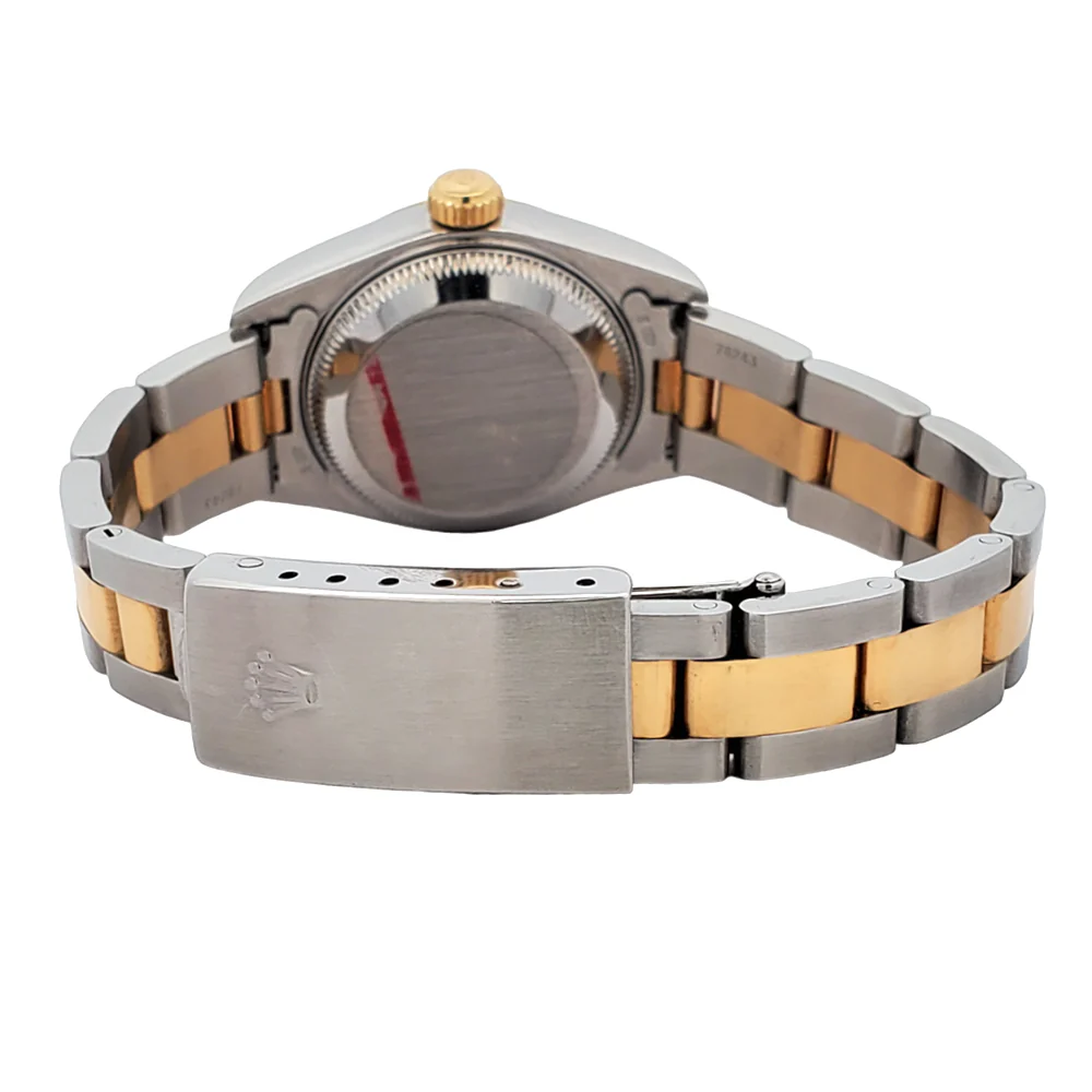 Rolex Lady Datejust 26mm 2-Tone 79163 White Roman Dial Yellow Gold/Steel Oyster Watch - Image 5