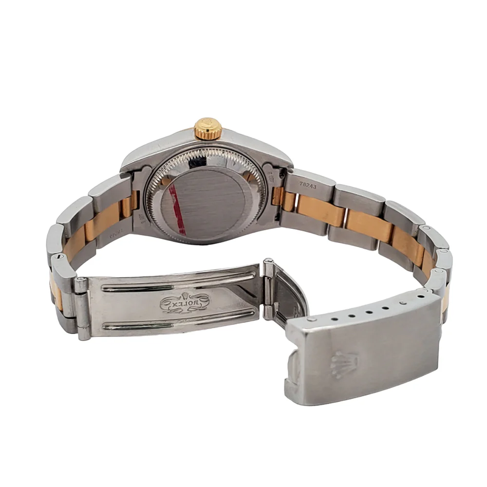 Rolex Lady Datejust 26mm 2-Tone 79163 White Roman Dial Yellow Gold/Steel Oyster Watch - Image 6