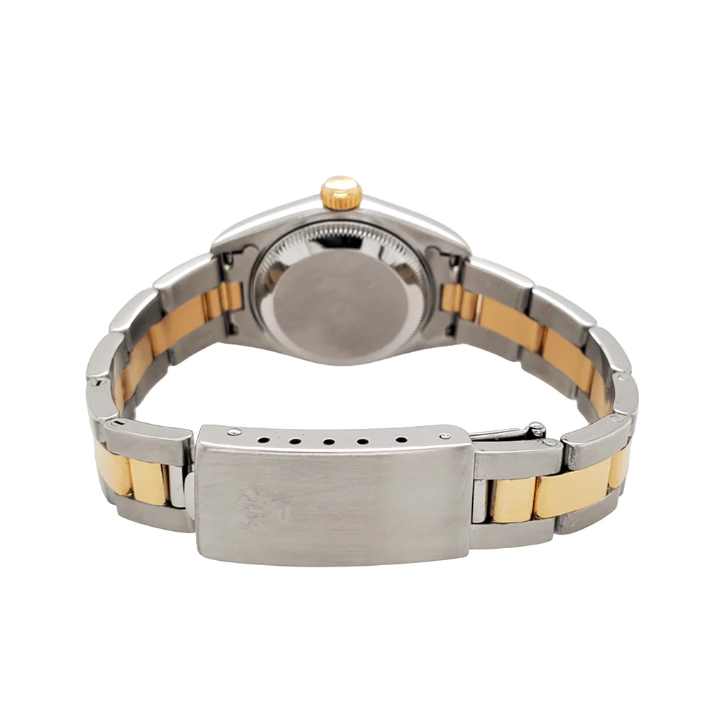 Rolex Lady Datejust 26mm 79163 Gray Roman Dial Yellow Gold/Steel Oyster Watch Papers Tag - Image 5